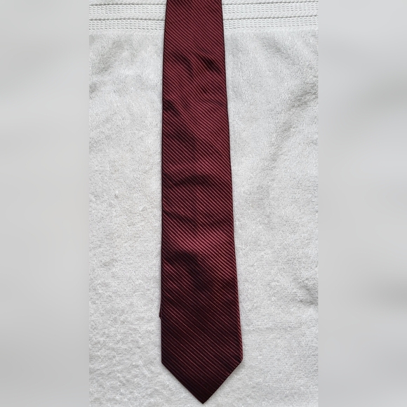 Vintage John W NORDSTROM Burgundy Silk Tie - Picture 3 of 7